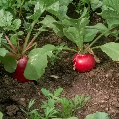 Foto von Garten-Rettich (Raphanus sativus)