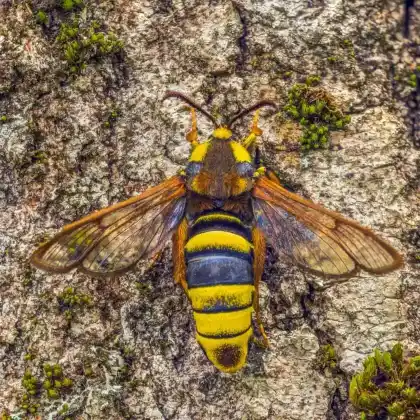 Foto von Hornissen-Glasflügler (Sesia apiformis)