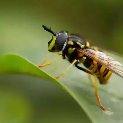 Foto von Späte Wespenschwebfliege (Chrysotoxum arcuatum)